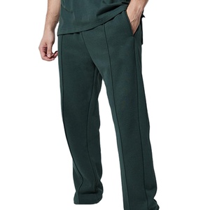Nouveau design OEM Pantalon de jogging pour homme, coupe ample, grande taille, long, en coton molletonné épais et respirant, chaud pour l'hiver, pour la gym - Product Image 1