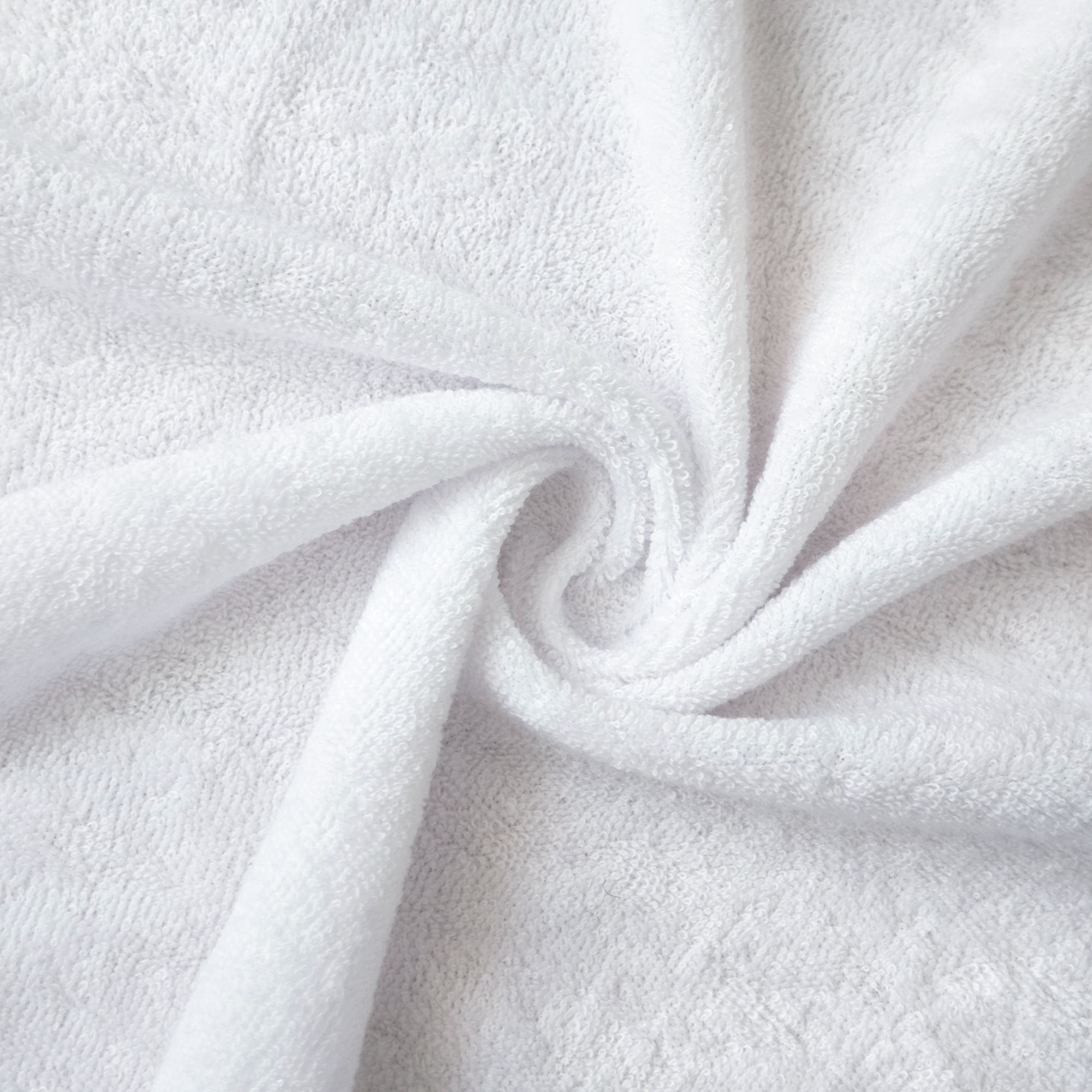 Custom Wholesale Moisture Absorbent Breathable Anti-Bacteria Brocade TC 70/30 Polyester Cotton Terry Toweling Fabric for Girls
