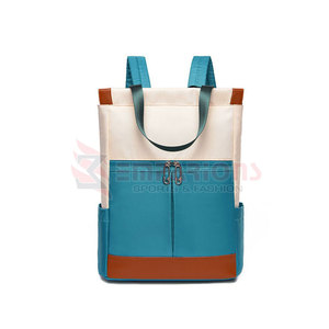 Mochila de uso escolar impermeable de gran capacidad de calidad superior, forro de algodón, cierre de cremallera, último diseño de patrón de letras personalizado - Product Image 1