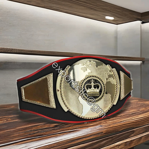 เข็มขัดแชมป์สำหรับเทควันโดจิว-จิตสึจูโด้ซามูไรต่อสู้คาราเต้โลโก้ส่วนตัวหนังทนทาน - Product Image 5