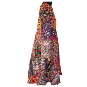 Robe banjara bohème afghane de qualité supérieure-Vintage avec broderie à la main complexe - Product Image 6