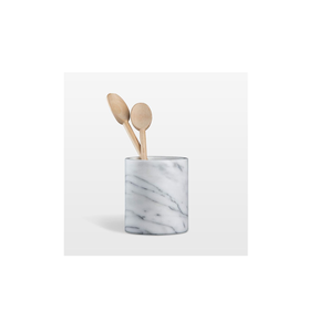 Cuchara de mármol blanco, centro de mesa de cocina, artículo decorativo, artesanías, mejor diseñador, soporte para cubiertos de mármol - Product Image 4