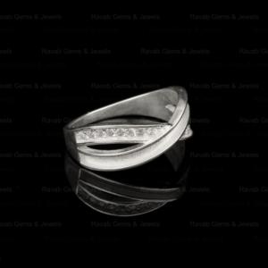Anillo Minimalista de Plata de Ley 925 con Zirconia Infinita, Engaste de Bisel en Blanco para Piedras Preciosas o Cenizas, Superventas - Product Image 3
