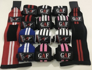 GAF ผ้าพันข้อมือดีไซน์สวยสำหรับผู้ชายและผู้หญิงสำหรับฟิตเนสและเพาะกาย - Product Image 4