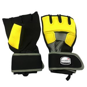 Envolturas de mano de gel de neopreno de alta calidad para boxeo profesional MMA y entrenamiento de Karate Impresión de logotipo personalizado en nailon de algodón - Product Image 1