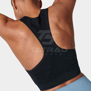 Sujetador Deportivo sin Tirantes con Cuello en U, Ligero y Transpirable, para Mujer, Talla Grande, Marca Privada, Personalizado en la Parte Delantera, de Alta Calidad, con Soporte Ligero - Product Image 4