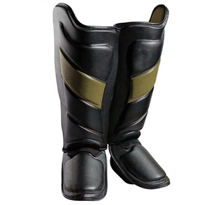 Espinilleras Muay Thai de diseño personalizado de alta calidad con impresión de logotipo personalizado para hombres y mujeres, espinilleras a la venta - Product Image 3