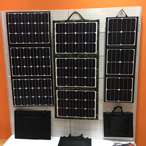 Panel Solar Portátil Plegable de 200W y 21.5% de Eficiencia, Negro, 156.75mm, Solución de Energía para Exteriores, OEM Sin Logotipo, EN TENDENCIA - Product Image 1