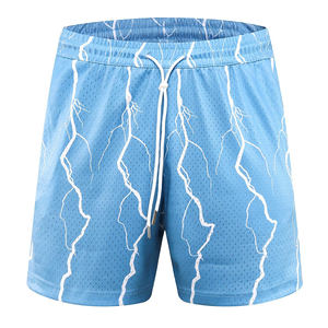 Sublimación personalizada Baloncesto Corto Doble capa Ropa deportiva Bsci Venta al por mayor Entrenamiento Gimnasio Deporte Pantalones cortos Diseñador Verano Pantalones cortos de malla - Product Image 1