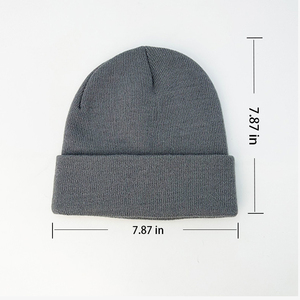 Bonnets en tricot pour hommes sur mesure, vêtements décontractés pour hommes, couleur unie, taille plus, bonnet en tricot pour hommes respirant avec service OEM - Product Image 4