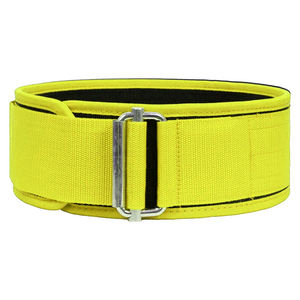 Cinturón de pesas de gimnasio de nailon de 4 pulgadas para trabajo pesado profesional, peso ligero, levantamiento de pesas portátil para Fitness Strongman, acero inoxidable - Product Image 4