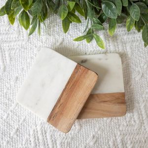 Vente en gros sous-verres en pierre grise sous-verres carrés tapis de table et tampons pour thé boisson décoration intérieure utilisation dans la cuisine - Product Image 5