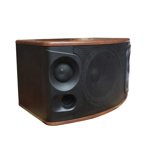 10" 2-Way Passive PA Speaker 200W RMS 800W Peak 103dB Sens. 8 Ohm 130dB Max SPL Dual 3" Tweeter 15mm MDF for Stage DJ Church