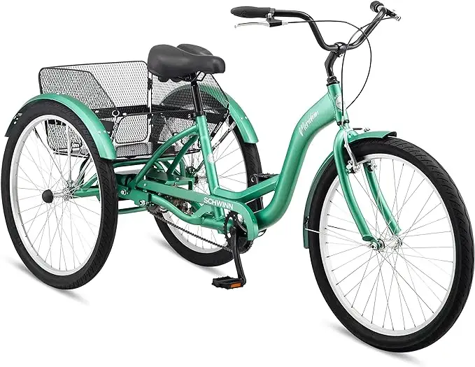 دراجة ثلاثية العجلات أصلية من Meridian للبالغين من ORIGINALSchwinn، دراجة شاطئية بثلاث عجلات، بعجلات مقاسات 24 و26 بوصة وتُنتقل التوصيل إلي جميع أنحاء العالم