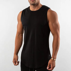 Débardeur de course et de fitness pour hommes, respirant, surdimensionné, personnalisé, grande taille, vêtements de sport, vente en gros - Product Image 4