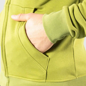 Sweats à capuche zippés pour hommes personnalisés, 450GSM, haute qualité, poids lourd, vêtements d'hiver, sweats à capuche zippés, deux poches latérales, nouveau design, sport, extérieur - Product Image 6