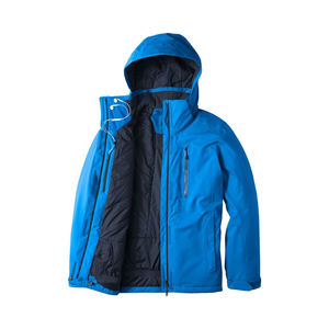 Sweat à capuche surdimensionné avec fermeture éclair pour homme, veste de ski imperméable 10k - Product Image 1
