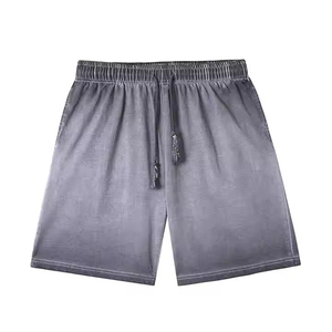Pantalones cortos deportivos para hombre, peso pesado, nuevo estilo, algodón, hip-hop, deportes informales, pantalones cortos de playa, patrón sólido, bolsillos, tamaño - Product Image 5