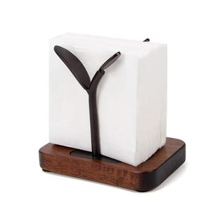 Cut Off Design Black Color TriangleFinish Durable <b>Napkin</b> <b>Holder</b> With Customized Color and Sizes for Home With Sizes 13x9.5x5 Cm - Product Image 3