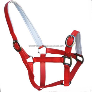 Matériau PVC de haute qualité Nylon Horse Halter disponible dans une large gamme de couleurs blanc rembourré rouge Nylon Horse racing licou - Product Image 4