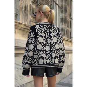 Giacca in pizzo ricamato floreale da donna - Product Image 4