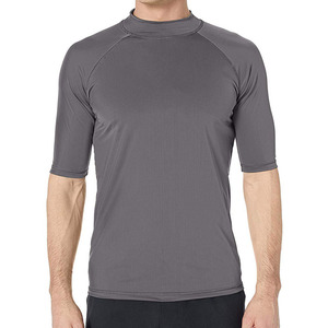 Logotipo de marca personalizado de manga corta Rash Guard para hombres y mujeres, camisa de protección solar para surf, impresión personalizada Anti-UV Long Rash Guard - Product Image 4