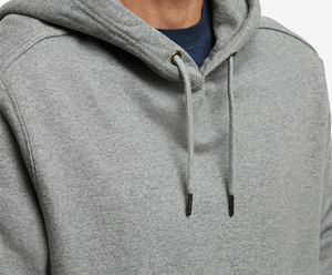 Unisex Solid Color Pullover Hoodie 100% Cotton Quick-Dry Fitness <b>Sweatshirt</b> Men Custom Hoodie - Product Image 3