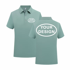 Verano Casual de punto para camisa POLO con logotipo personalizado bordado impresión diseño personalizado Top - Product Image 1
