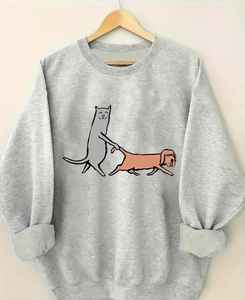 Pull-over d'hiver pour femme en tissu polaire mélangé polyester/coton de qualité supérieure pour le confort et le style - Product Image 4