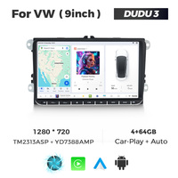 MEKEDE EU STOCK Autoradio multimédia Android pour voiture, système de navigation GPS DUDU, Car-play, unité principale pour VW