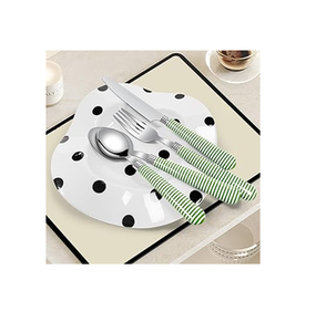 Juego de cubiertos de acero con espejo de alta calidad para el hogar, restaurante, cuchillo, tenedor, cuchara, juego de cubiertos dorados, juego de cubiertos para fiesta de boda - Product Image 4