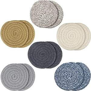Meilleure vente Ensemble de sous-verres minimalistes en coton tissé pour la décoration intérieure tasses de protection de table fabriquées au Viet Nam - Product Image 2