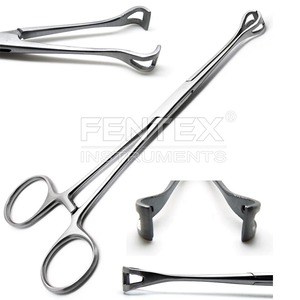 Pinces à tissus Babcock hémostatiques en acier inoxydable, instruments chirurgicaux vétérinaires de base - Product Image 3