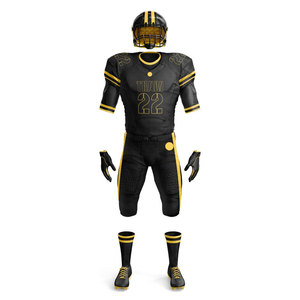 Uniforme de football américain de différentes couleurs et tailles Meilleure impression de logo Uniforme de football américain léger de haute qualité - Product Image 2