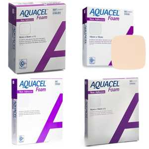 แผ่นปิดแผลแบบไม่มีกาว Aquacel ขนาด 5x5 ถึง 20x20 ซม. ซึมซับได้ดี สำหรับดูแลแผล แพ็ค 5 & 10 ชิ้น - Product Image 1