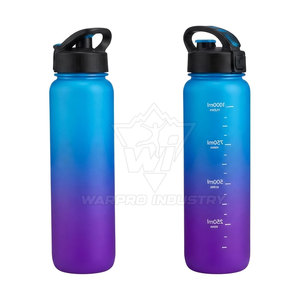 Bouteille de sport durable avec couvercle sécurisé, légère, design écologique, forme ergonomique, idéale pour la gym, la course et le cyclisme - Product Image 2