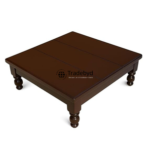 Tradebyd Premium Wooden Chowki Diseño tradicional elegante Ideal para configuración Mandir - Product Image 4