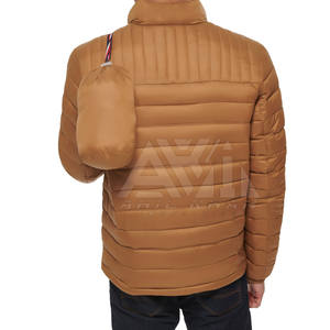 Chaqueta de Invierno para Hombre, Nueva Colección de Fábrica, Personalizable, de Manga Larga, con Cuello Alto y Logotipo Frontal, Alta Calidad - Product Image 3