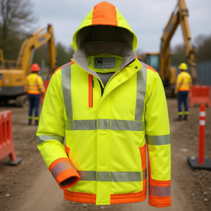 Veste Softshell Haute Visibilité Rickmer ELYSEE Jaune/Orange – Sweats à Capuche et Sweatshirts Promotionnels - Product Image 3