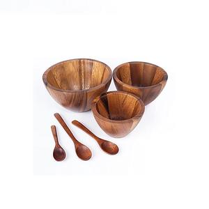 Mini cuenco de madera de la mejor calidad, tazón de madera para uso multiusos para tamaño personalizado, producto en oferta, 100% - Product Image 6