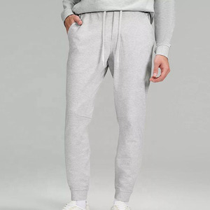 OEM Custom Men's High Waist Sweatpants Lightweight Fleece <b>Lined</b> Joggers Autumn Workout Gym Nonwoven Windproof Eco-Friendly - Product Image 5