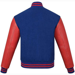 Vestes d'université en laine 100% personnalisées pour hommes nouvelle veste de baseball universitaire à la mode support de conception Unique toile respirante Unique - Product Image 3