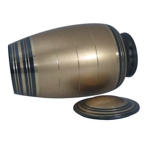 Urna funeraria para adultos de latón macizo moderna hecha a mano 100% de alta calidad para cremación, producto de alojamiento de Metal al por mayor para humanos - Product Image 3