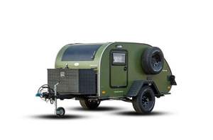 Mini-caravane légère en forme de larme pour le camping familial hors route. - Product Image 4