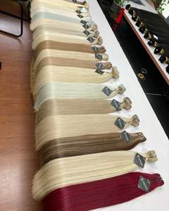 Venta al por mayor de lujo cutícula alineada de doble dibujado máquina de Vietnam extensiones de cabello de trama de cabello humano - Product Image 6