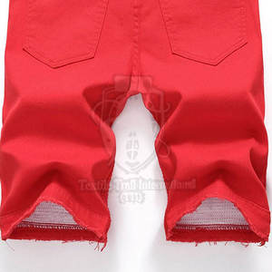 Pantalones Cortos de Mezclilla para Hombre, Diseño Personalizado, Transpirables, Casuales de Verano, Corte Recto, Cintura Media, Servicios OEM, Precio Bajo - Product Image 5