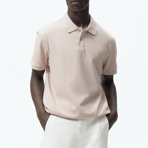 Camisetas casuales de alta calidad para hombres Moda de verano Blanco teñido para polos con rayas Venta al por mayor Ropa casual Camisetas para hombres - Product Image 5