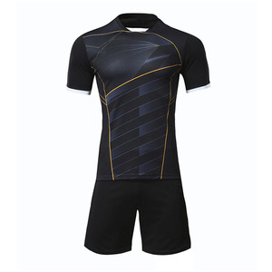 Conjuntos de Uniformes de Fútbol Unisex de Dos Piezas de Alta Calidad, Jersey con Impresión Digital Personalizada, 100% Poliéster, Logotipo Personalizado, Nombre del Jugador Personalizado - Product Image 5