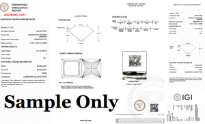 Diamant poli certifié IGI de 0.75 carats en forme de princesse cultivé en laboratoire pour bague de fiançailles directement d'Inde - Product Image 3