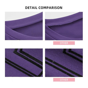 Camiseta de gran tamaño para mujer con estampado floral de algodón y manga corta y cuello redondo al por mayor - Product Image 4